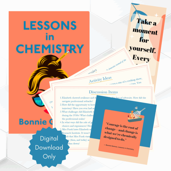 Lessons in Chemistry by Bonnie Garmus Book Club Kit