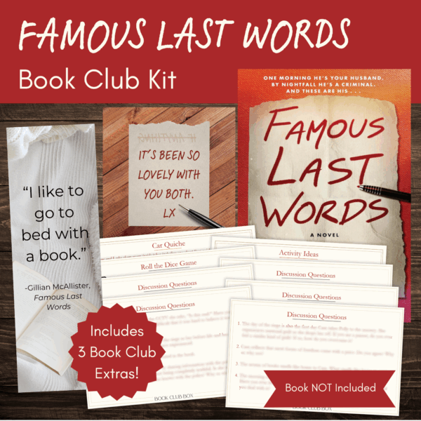 Famous Last Words by Gillian McAllister Book Club Kit