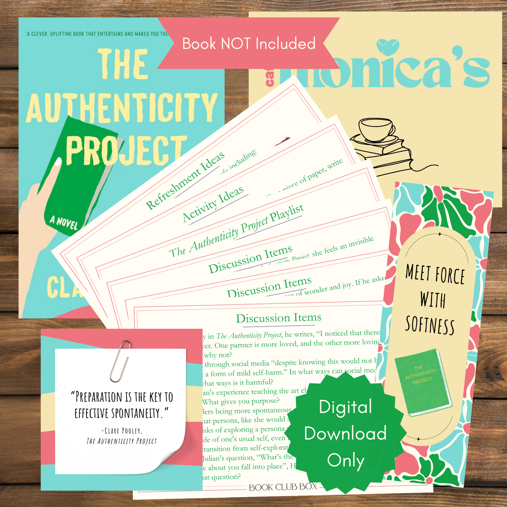 The Authenticity Project by Clare Pooley Book Club Kit
